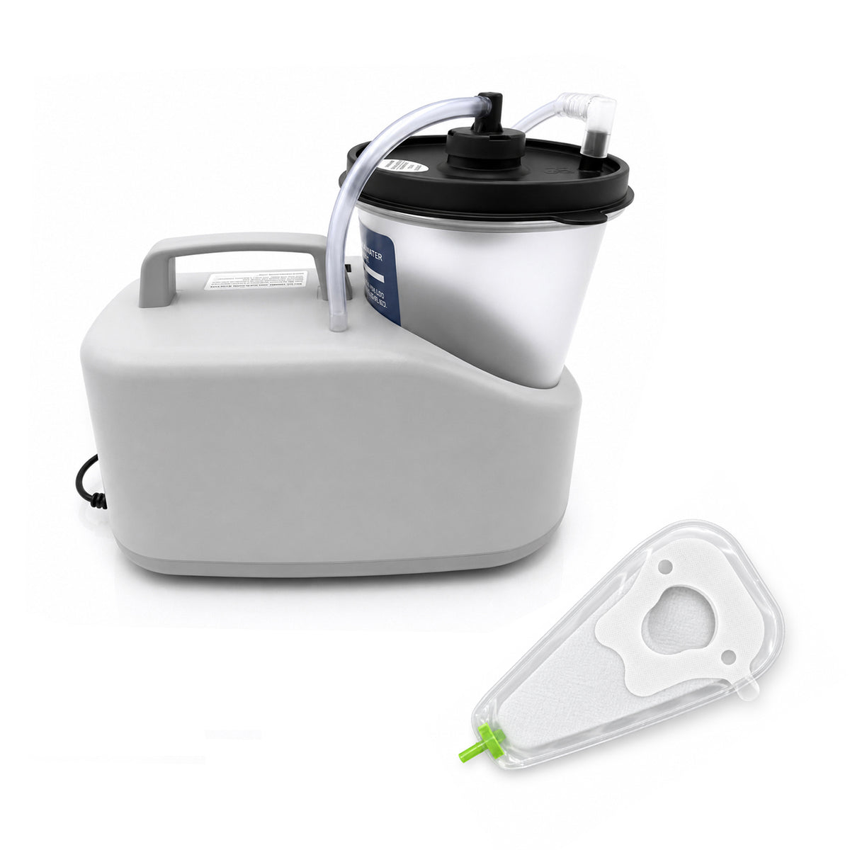 FM07-C Male Use Urine collector pump with 10 x Male External Catheter sample-DISPOSABLE